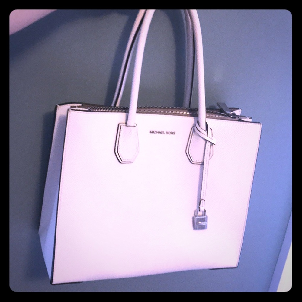 White Michael Kors handbag
